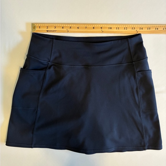 Skechers Skort Women’s Size Medium Navy Athletic Activewear Pickleball Outfit - Picture 9 of 10